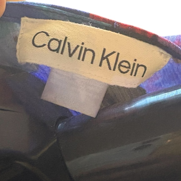 Calvin Klein Women's Plus Size  Floral Printed High-Low Shift Dress Size W20/2X - Picture 12 of 12